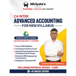 Advanced Accounting CA Inter classes