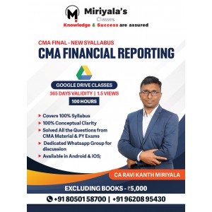 CMA Final – Financial Reporting